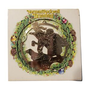 Vintage McDonald's Norman Rockwell Christmas Ornament 1982 Coca Cola NEW UNUSED